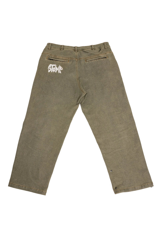 S1 DENIM PANTS - GRAPHITE GREEN