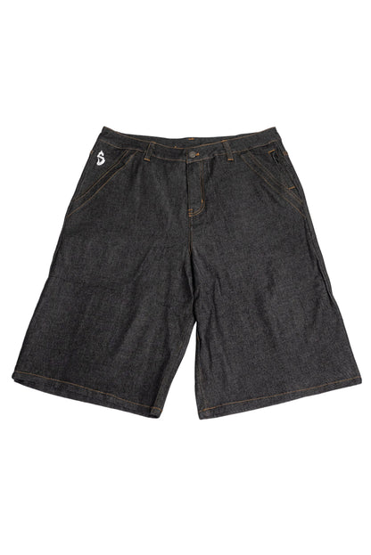 S1 DENIM JORTS - BLACK