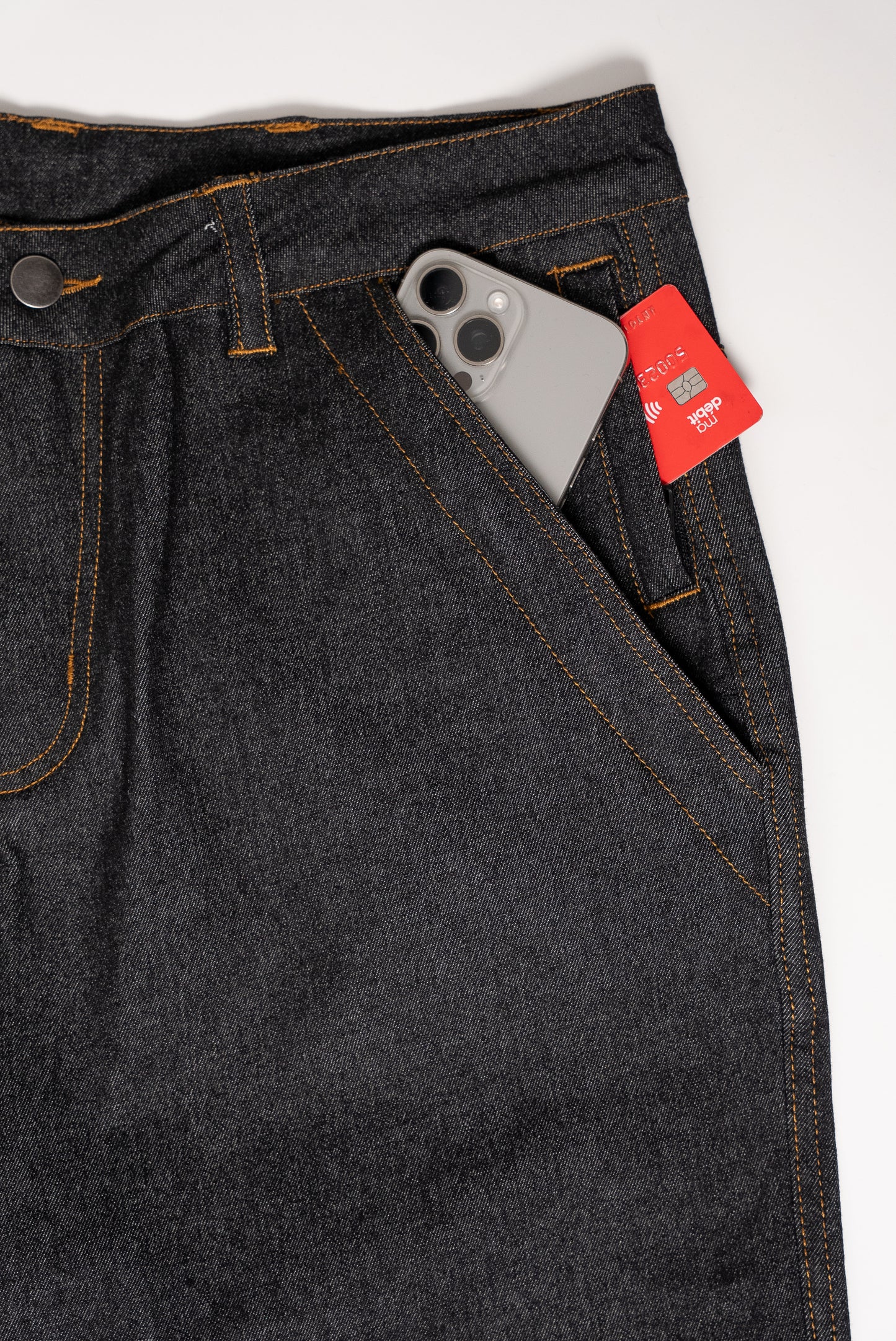 S1 DENIM PANTS - GRAPHITE BLACK
