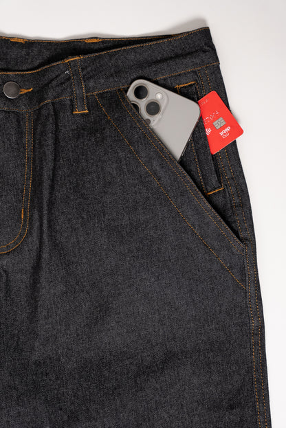 S1 DENIM PANTS - GRAPHITE BLACK