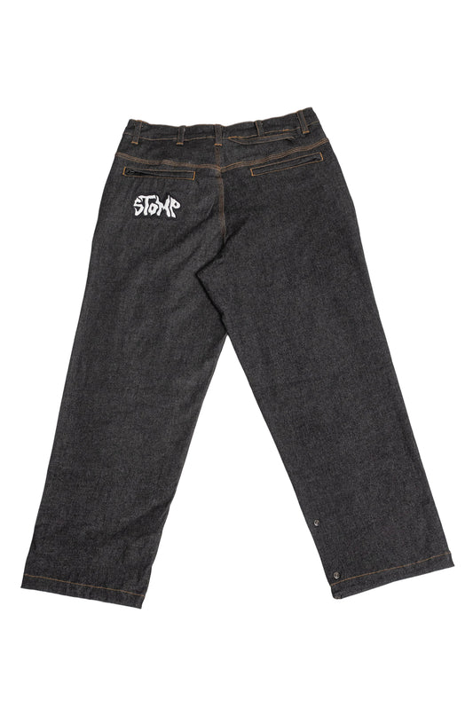 S1 DENIM PANTS - GRAPHITE BLACK