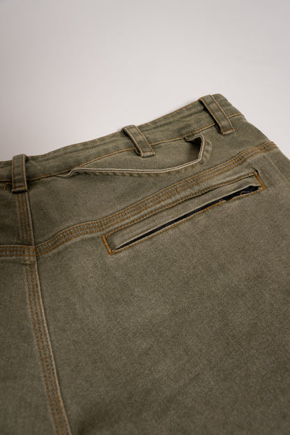S1 DENIM PANTS - GRAPHITE GREEN