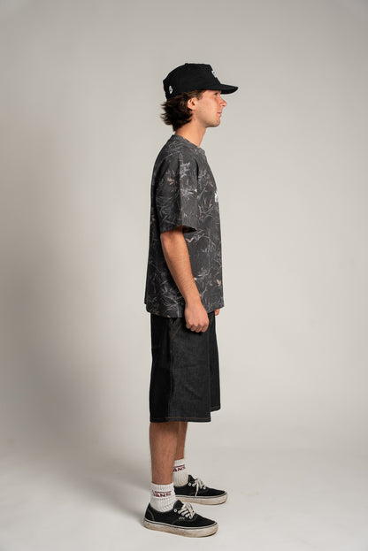 S1 DENIM JORTS - BLACK