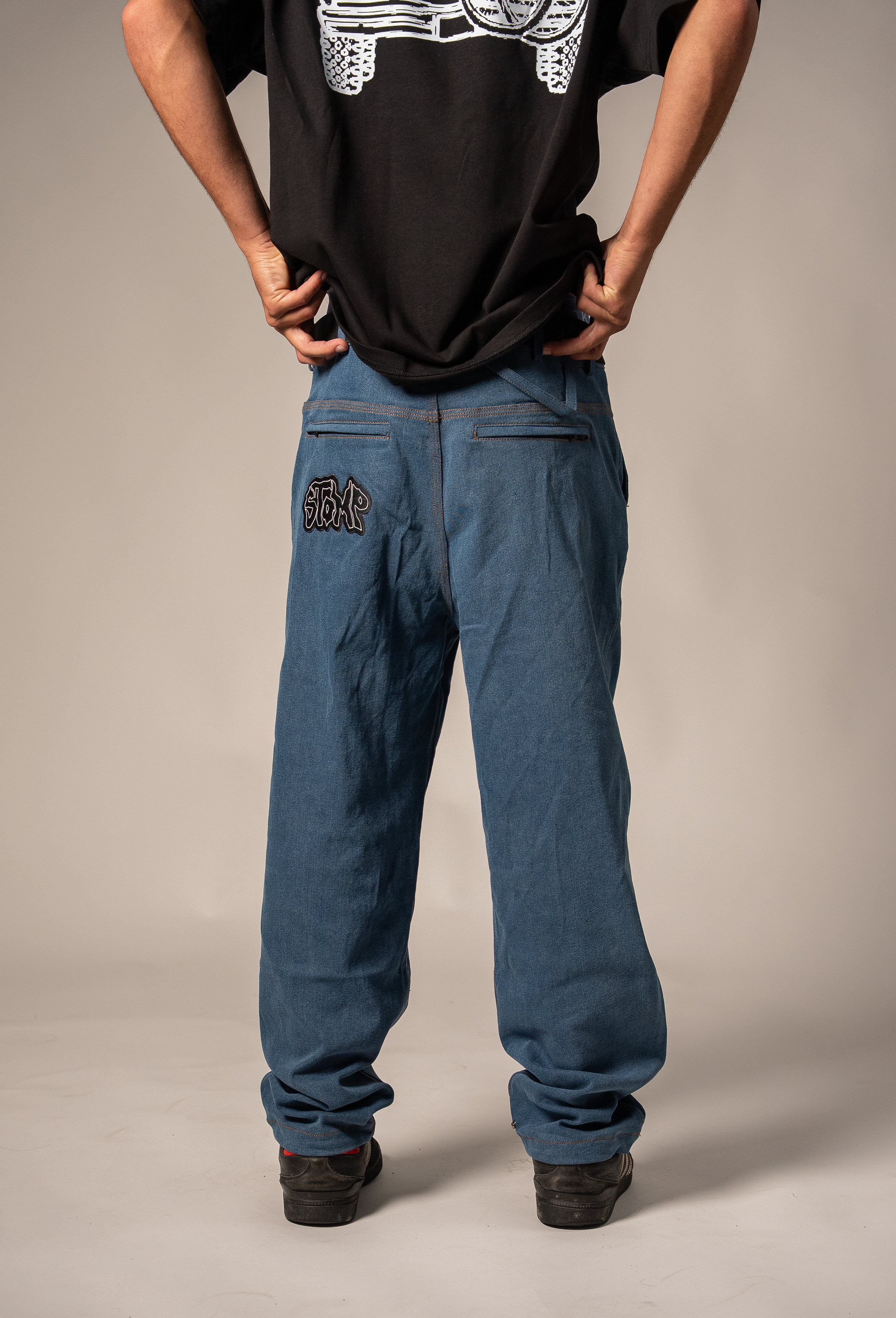 S1 DENIM PANTS - GRAPHITE BLUE – stompwear