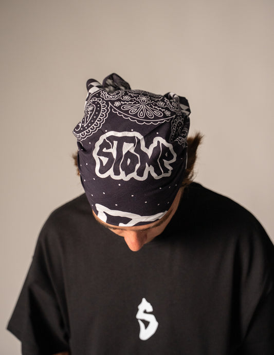 GRID BANDANA - BLACK