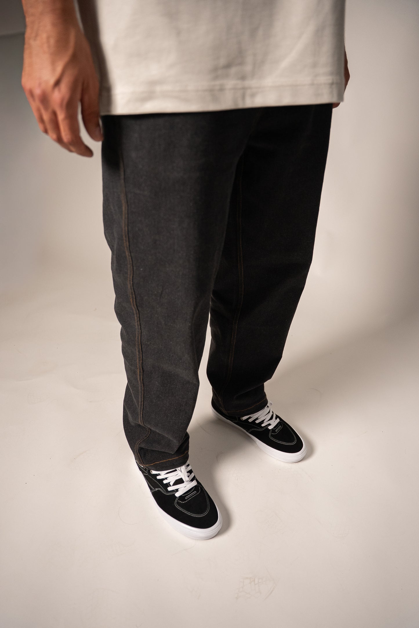 S1 DENIM PANTS - GRAPHITE BLACK
