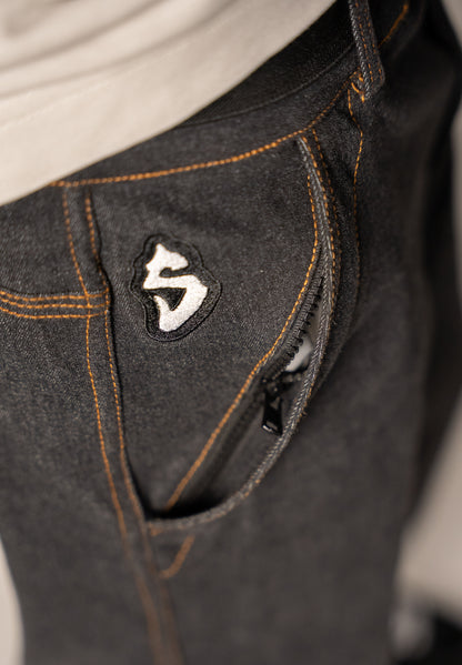 S1 DENIM PANTS - GRAPHITE BLACK