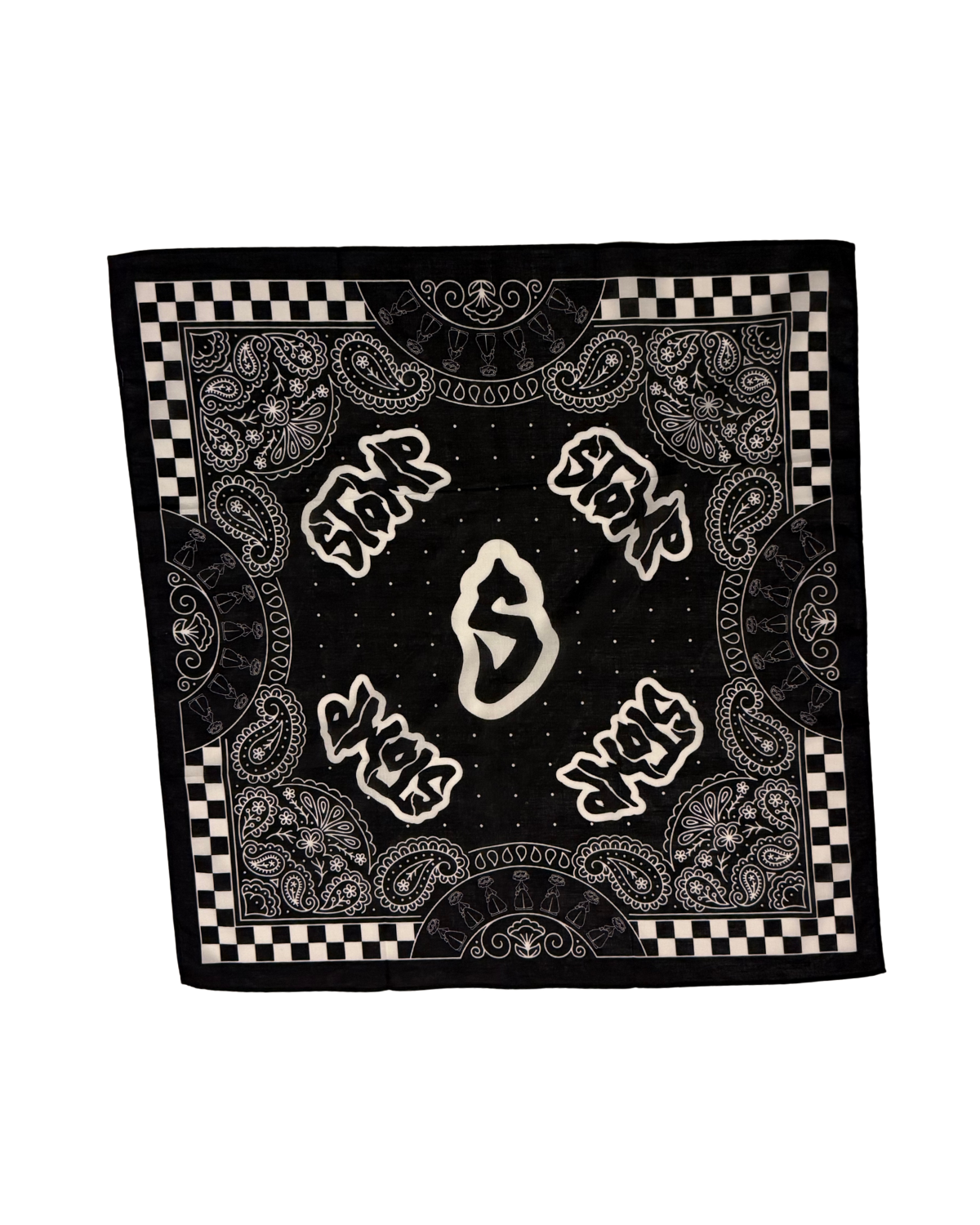 GRID BANDANA - BLACK