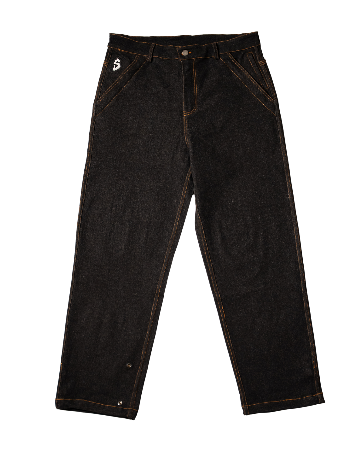 S1 DENIM PANTS - GRAPHITE BLACK